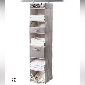Foldable Gray and White Storage Organizer